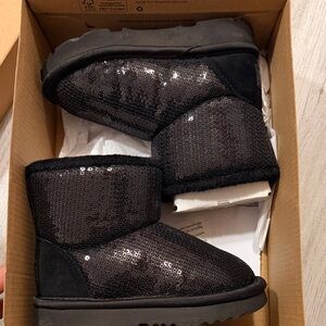 UGG Black Mini Boots worn once!